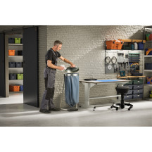 Kosz na śmieci HAILO XXXL Profiline MSS Design srebrny 120l