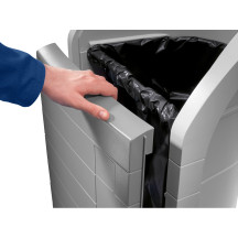 Kosz na śmieci HAILO XXXL Profiline WSB Design Plus z uchwytem szary 120l