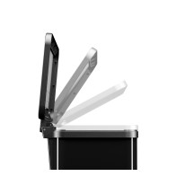 Kosz na śmieci HAILO Öko trio Plus L 3x9l czarny