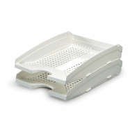 Kuweta na dokumenty DURABLE Trend ażurowa biała 1701626010