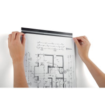 Listwa samoprzylepna magnetyczna DURABLE Durafix Rail 210mm granatowa