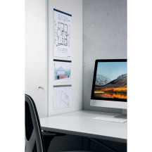 Listwa samoprzylepna magnetyczna DURABLE Durafix Rail 297mm granatowa