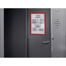 Magnetyczna ramka informacyjna DURABLE DURAFRAME MAGNETIC A4 5szt. czerwona