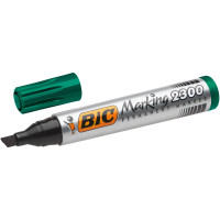 Marker BIC permanentny 2300 Marking ścięty zielony