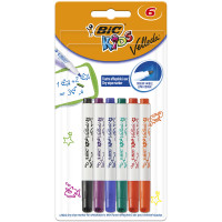 Marker BIC suchościeralny Kids Mini Velleda 4,5mm okrągły kpl. 6szt. Marker BIC suchościeralny Kids Mini Velleda 4,5mm okrągły kpl. 6szt.