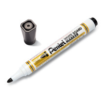 Marker do tablic suchościeralnych PENTEL MW85 okrągły czarny