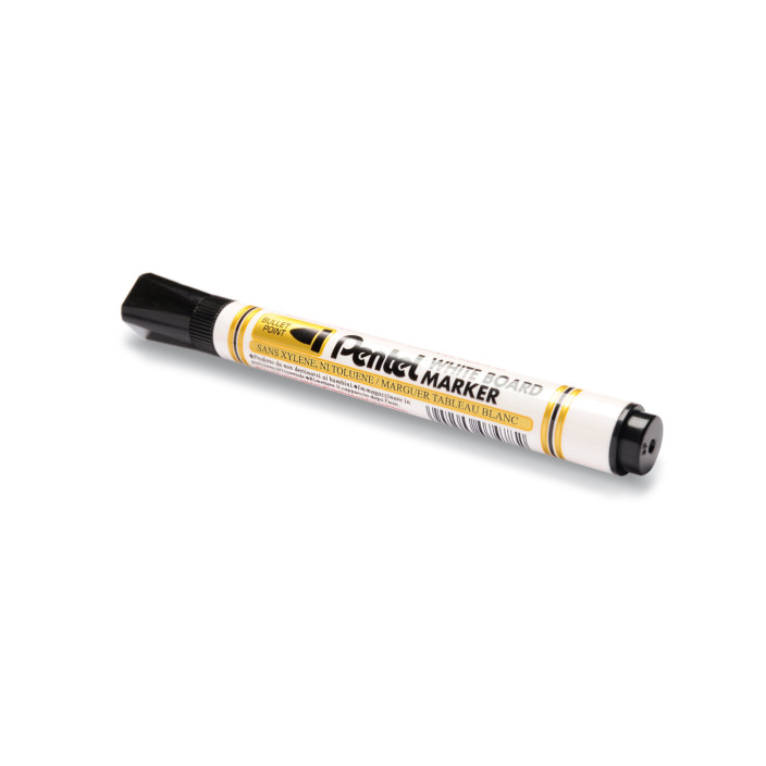 Marker do tablic suchościeralnych PENTEL MW85 okrągły czarny