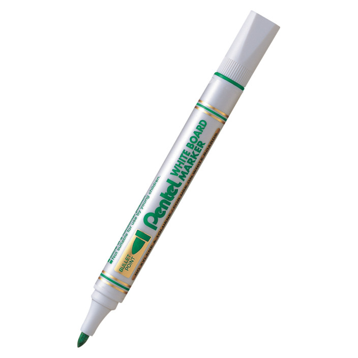 Marker do tablic suchościeralnych PENTEL MW85 okrągły zielony