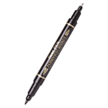 Marker dwustronny Pentel N75W Twin Tip czarny