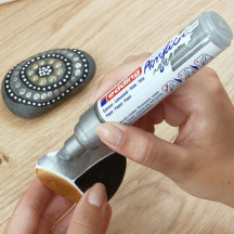 Marker EDDING akrylowy 5000 ścięty 5-10mm głęboki matowy turkus