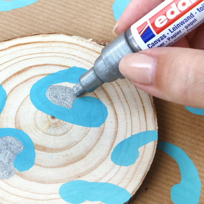 Marker EDDING akrylowy 5100 okrągły 2-3mm matowy czarny