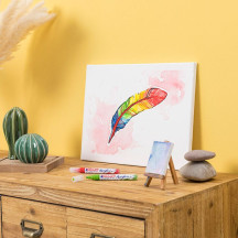 Marker EDDING akrylowy 5100 okrągły 2-3mm mix kolorów 5szt.