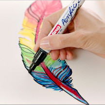 Marker EDDING akrylowy 5100 okrągły 2-3mm mix pastelowych kolorów 5szt.