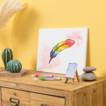 Marker EDDING akrylowy 5100 okrągły 2-3mm mix pastelowych kolorów 5szt.