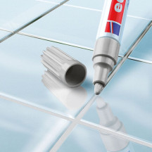 Marker EDDING do fug 8200 okrągły 2-4mm biały