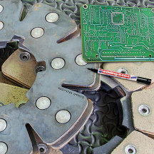 Marker EDDING do przemysłu lotniczego 8404 okrągły 0,75mm czarny