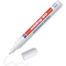 Marker EDDING do tablic szklanych 90 okrągły 2-3mm biały