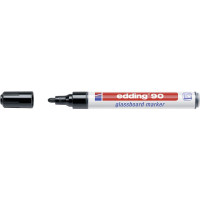 Marker EDDING do tablic szklanych 90 okrągły 2-3mm czarny