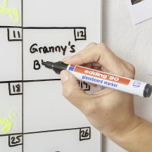 Marker EDDING do tablic szklanych 90 okrągły 2-3mm mix kolorów 5szt.