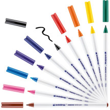 Marker EDDING do tekstyliów 4600 okrągły 1mm czarny (6)