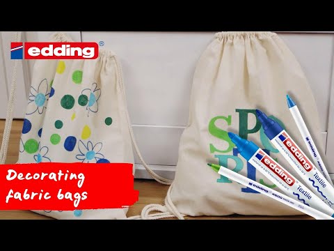 Marker EDDING do tekstyliów 4600 okrągły 1mm mix chłodnych kolorów 10szt. (18)