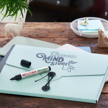 Marker EDDING Ecoline permanentny 21 okrągły 1,5-3mm niebieski (4)