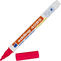 Marker EDDING  kredowy 4085 okrągły 1-2mm czerwony