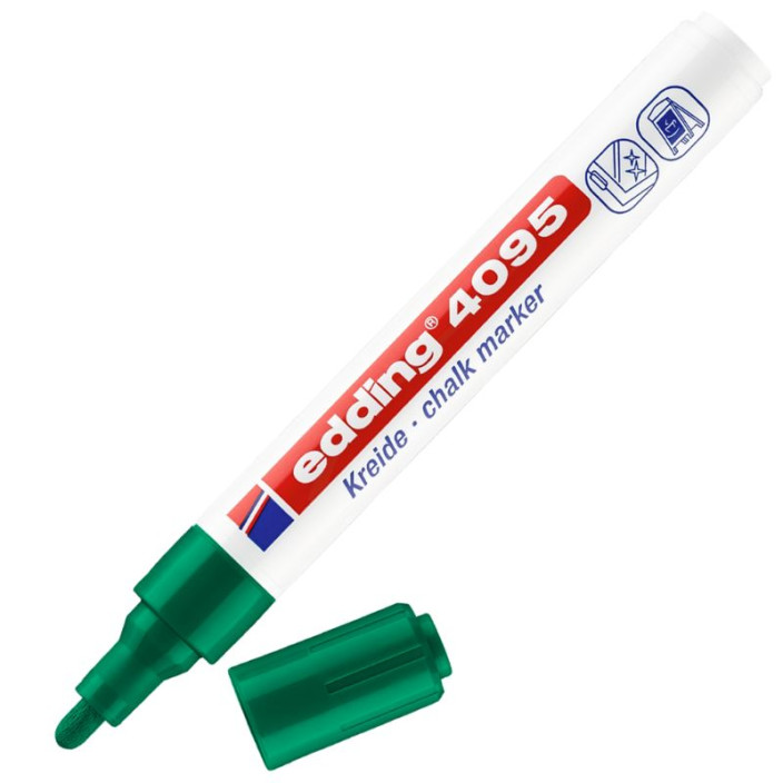 Marker EDDING kredowy 4095 okrągły 2-3mm zielony