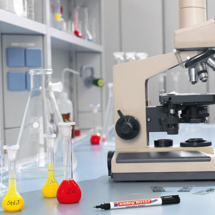 Marker EDDING laboratoryjny 8015F igłowy 0,75mm czarny