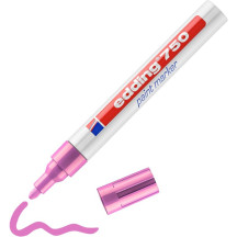 Marker EDDING olejowy 750 okrągły 2-4mm różowy