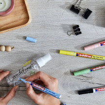 Marker EDDING olejowy 751 okrągły 1-2mm czarny