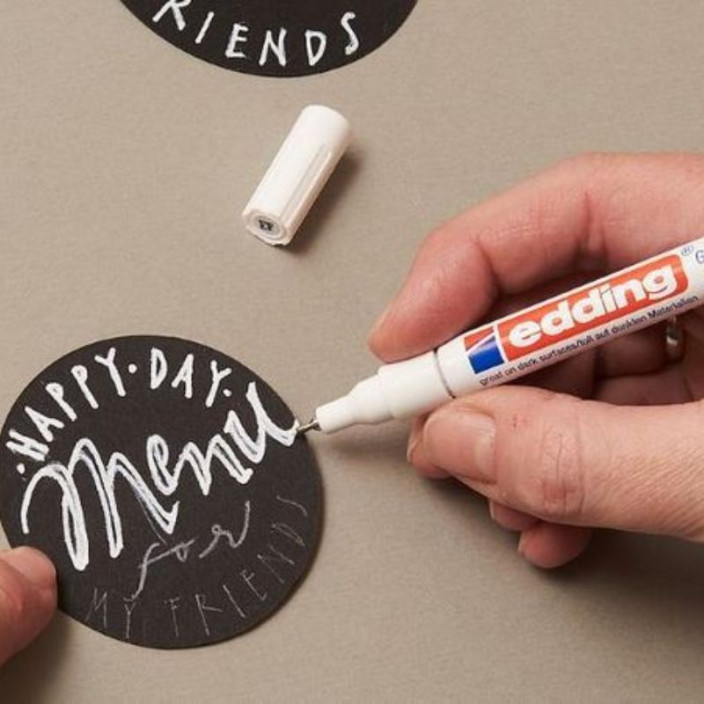 Marker EDDING olejowy 780 igłowy 0,8mm niebieski