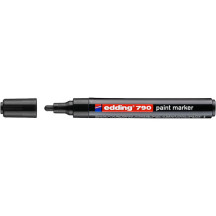 Marker EDDING olejowy 790 okrągły 2-3mm czarny