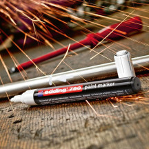 Marker EDDING olejowy 790 okrągły 2-3mm czarny