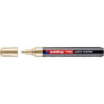 Marker EDDING olejowy 790 okrągły 2-3mm złoty