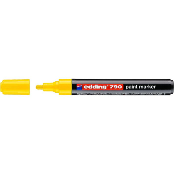 Marker EDDING olejowy 790 okrągły 2-3mm żółty