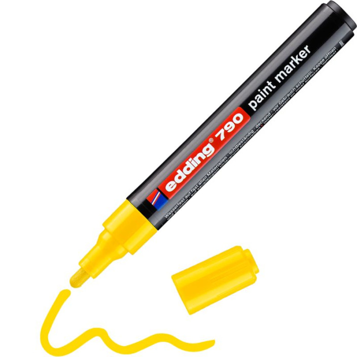 Marker EDDING olejowy 790 okrągły 2-3mm żółty