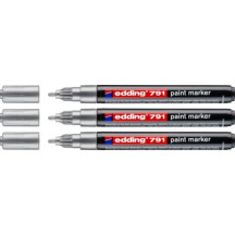 Marker EDDING olejowy 791 okrągły 1-2mm czarny