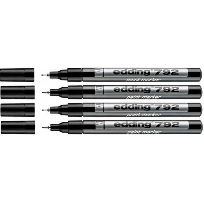 Marker EDDING olejowy 792 igłowy 0,8mm biały