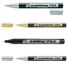 Marker EDDING olejowy 792 igłowy 0,8mm srebrny