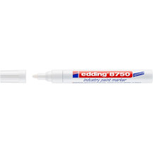 Marker EDDING olejowy 8750 okrągły 2-4mm biały