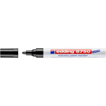 Marker EDDING olejowy 8750 okrągły 2-4mm czarny