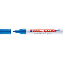 Marker EDDING olejowy 8750 okrągły 2-4mm niebieski