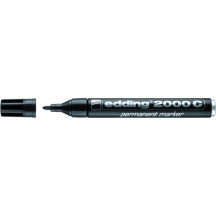 Marker EDDING permanentny 2000C okrągły 1,5-3mm czarny (1)
