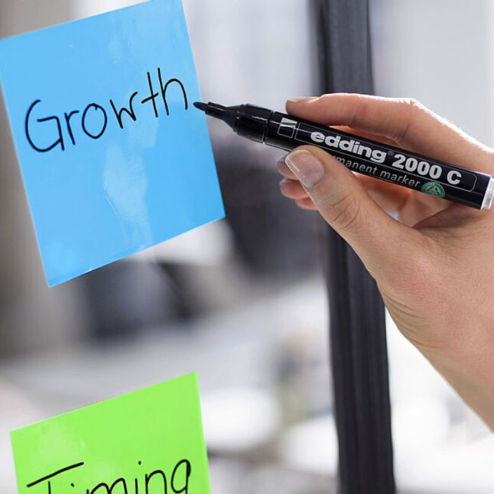 Marker EDDING permanentny 2000C okrągły 1,5-3mm czarny (10)