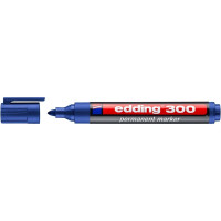 Marker EDDING permanentny 300 okrągły 1,5-3mm niebieski