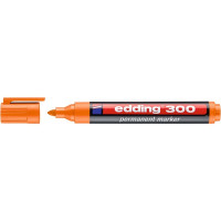 Marker EDDING permanentny 300 okrągły 1,5-3mm pomarańczowy