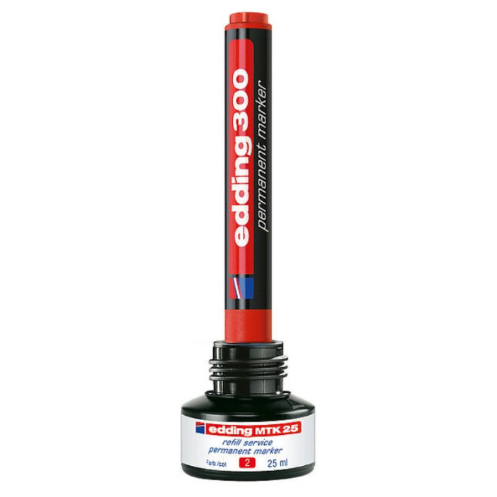 Marker EDDING permanentny 300 okrągły 1,5-3mm żółty (7)