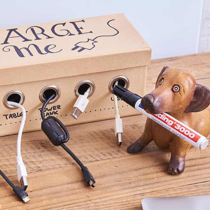 Marker EDDING permanentny 3000 okrągły 1,5-3mm niebieski (12)