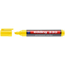 Marker EDDING permanentny 330 ścięty 1-5mm żółty (1)